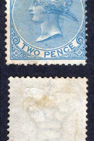 Bermuda SG4 2d Bright Blue Wmk CC Perf 14 Cat 22 pounds