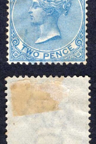 Bermuda SG4 2d Bright Blue Wmk CC Perf 14 Cat 22 pounds