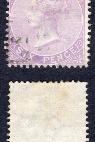 Bermuda SG7 6d Dull Mauve Wmk CC Perf 14 Cat 13 pounds