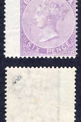 Bermuda SG7 6d Dull Mauve Wmk CC Perf 14 M/M Cat 23 pounds