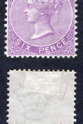 Bermuda SG10a 6d Dull Mauve Wmk CC Perf 14 x 12.5 M/M Cat 17 pounds