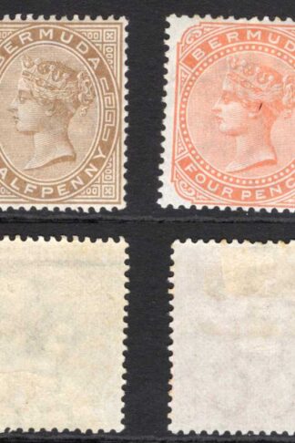Bermuda SG19/20 Set of 2 Wmk CC Perf 14 M/M Cat 29.50 pounds