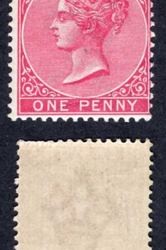 Bermuda SG24a 1d Aniline Carmine Wmk CA M/M Cat 22 pounds