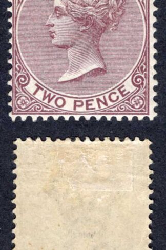 Bermuda SG26a 2d Brown Purple Wmk CA M/M Cat 8 pounds