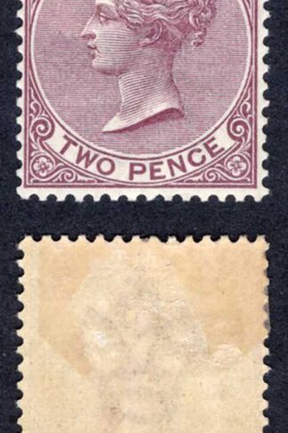Bermuda SG26a 2d Brown Purple Wmk CA M/M Cat 8 pounds