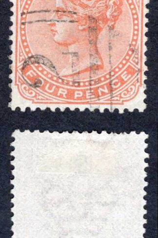 Bermuda SG28a 4d Orange-brown Wmk CA Cat 60 pounds