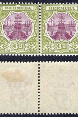 Bermuda SG31/3 1902 Set of 3 Wmk CA M/M Cat 25 pounds