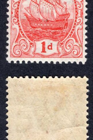 Bermuda SG46 1d Red Wmk Mult CA M/M Cat 20 pounds