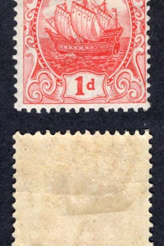 Bermuda SG46 1d Red Wmk Mult CA M/M Cat 20 pounds