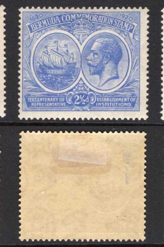 Bermuda SG65/7 Set of 3 Wmk Script M/M Cat 59.50 pounds