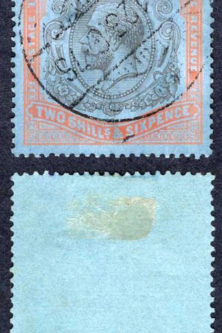 Bermuda SG89h 2/6 Grey-black and pale-orange vermilion/grey blue