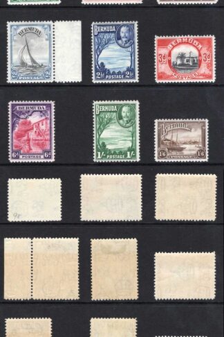 Bermuda SG98/106 1936 Set of 9 Fresh M/M Cat 35 pounds
