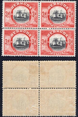 Bermuda SG103 3d Black and scarlet 2 x U/M Cat 36++ pounds