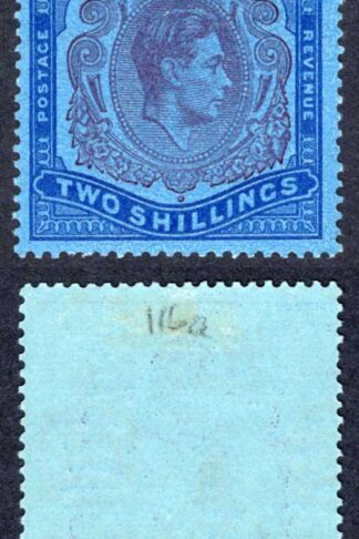 Bermuda SG116c 2/- Purple and Blue/Deep Blue M/M Cat 9 pounds