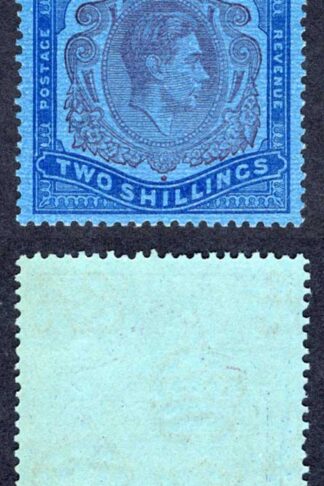 Bermuda SG116c 2/- Purple and Blue/Deep Blue U/M Cat 9 pounds