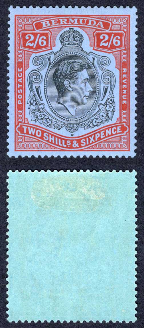 Bermuda SG117 2/6 Black and Red/grey-blue M/M Cat 70 pounds