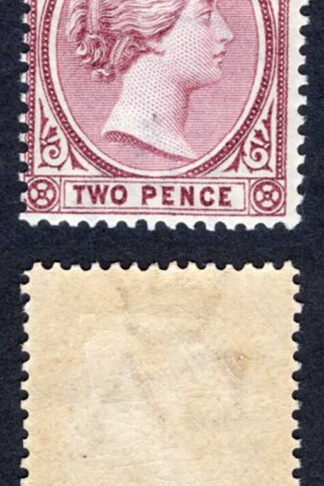 Falkland Is SG25 2d Purple Wmk CA M/M Cat 7.50 pounds