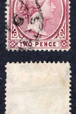 Falkland Is SG26 2d Reddish Purple Wmk CA Fine used Cat 15 pounds