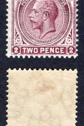 Falkland Is SG62 2d Maroon Wmk Mult CA M/M Cat 32 pounds