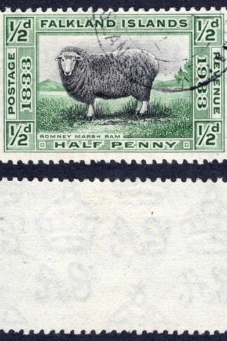 Falkland Is SG127 1/2d Centenary CDS used Cat 13 pounds