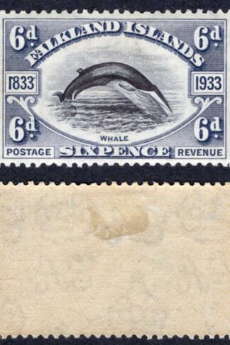 Falkland Is SG133 6d Centenary M/M Cat 80 pounds