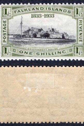 Falkland Is SG134 1/- Centenary M/M Cat 75 pounds