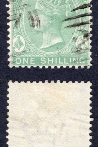 Bahamas SG44 1/- Green Wmk CA FINE Used Cat 15 pounds