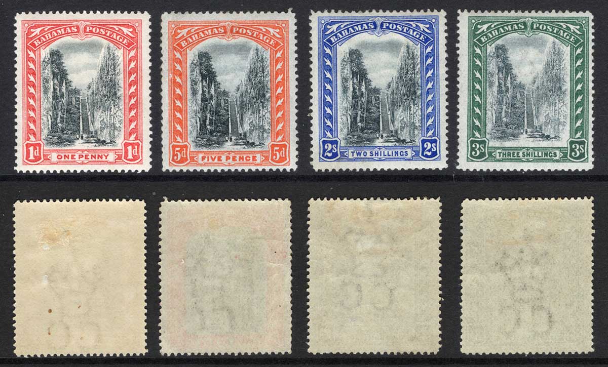 Bahamas SG58/61 1901 Staircase Set M/M Cat 90 pounds