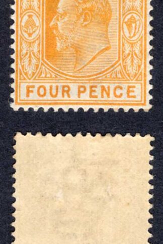 Bahamas SG64 4d Orange Wmk CA M/M Cat 15 pounds