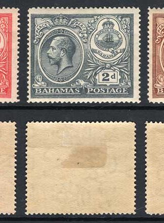 Bahamas SG106/10 1920 Peace Set M/M Cat 23 pounds