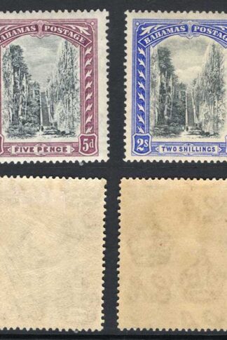 Bahamas SG111/4 1921 Staircase set wmk Script M/M Cat 80 pounds