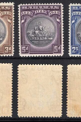 Bahamas SG126/30 1930 Tercentenary Set of 5 M/M Cat 75 pounds
