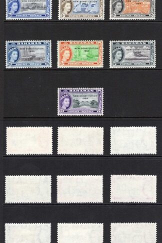 Bahamas SG228/43 New Constitution Set of 16 U/M Cat 38 pounds