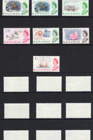 Bahamas SG247/61 1965 Set U/M Cat 55 pounds