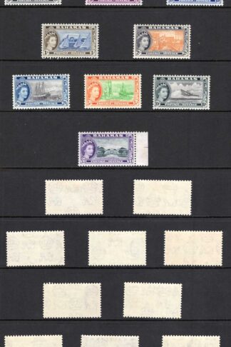 Bahamas SG201/16 1954 Set of 16 M/M Cat 100 pounds