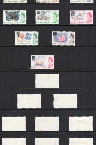 Bahamas SG273/87 Overprint set of 15 M/M Cat 28 pounds