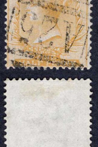 Malta SG1/2d Yellow-buff Wmk CC Fine used Cat 65 pounds