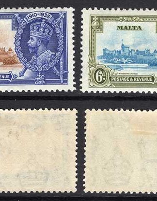 Malta SG210/3 1935 Silver Jubilee M/M Cat 22 pounds