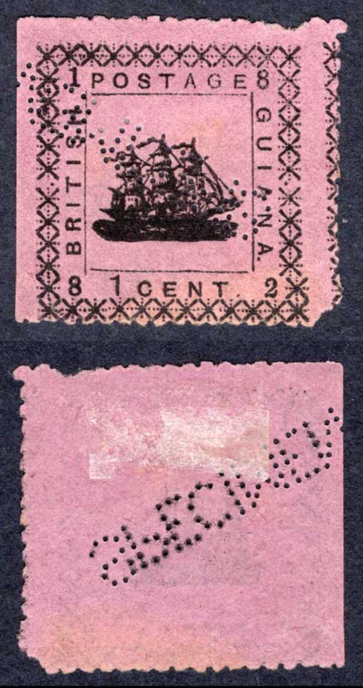British Guiana SG164 1c magenta Cat 75 pounds