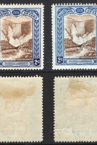 British Guiana SG217/8 2c Both Shades M/M Cat 83 pounds