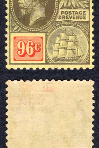 British Guiana SG269c 96c on Pale Yellow Wmk Mult M/M Cat 35 pounds