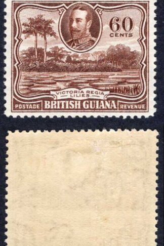 British Guiana SG297 60c Red-brown M/M Cat 32 pounds