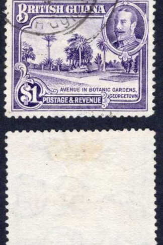 British Guiana SG300 One Dollar Used Cat 55 pounds
