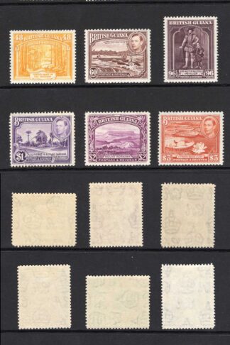 British Guiana SG308/19 1938 Set of 12 M/M Cat 120 pounds