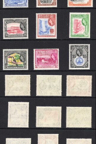 British Guiana SG331/45 1954 Set of 15 M/M Cat 120 pounds