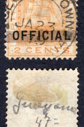 British Guiana SG140 2c orange Cat 90 pounds