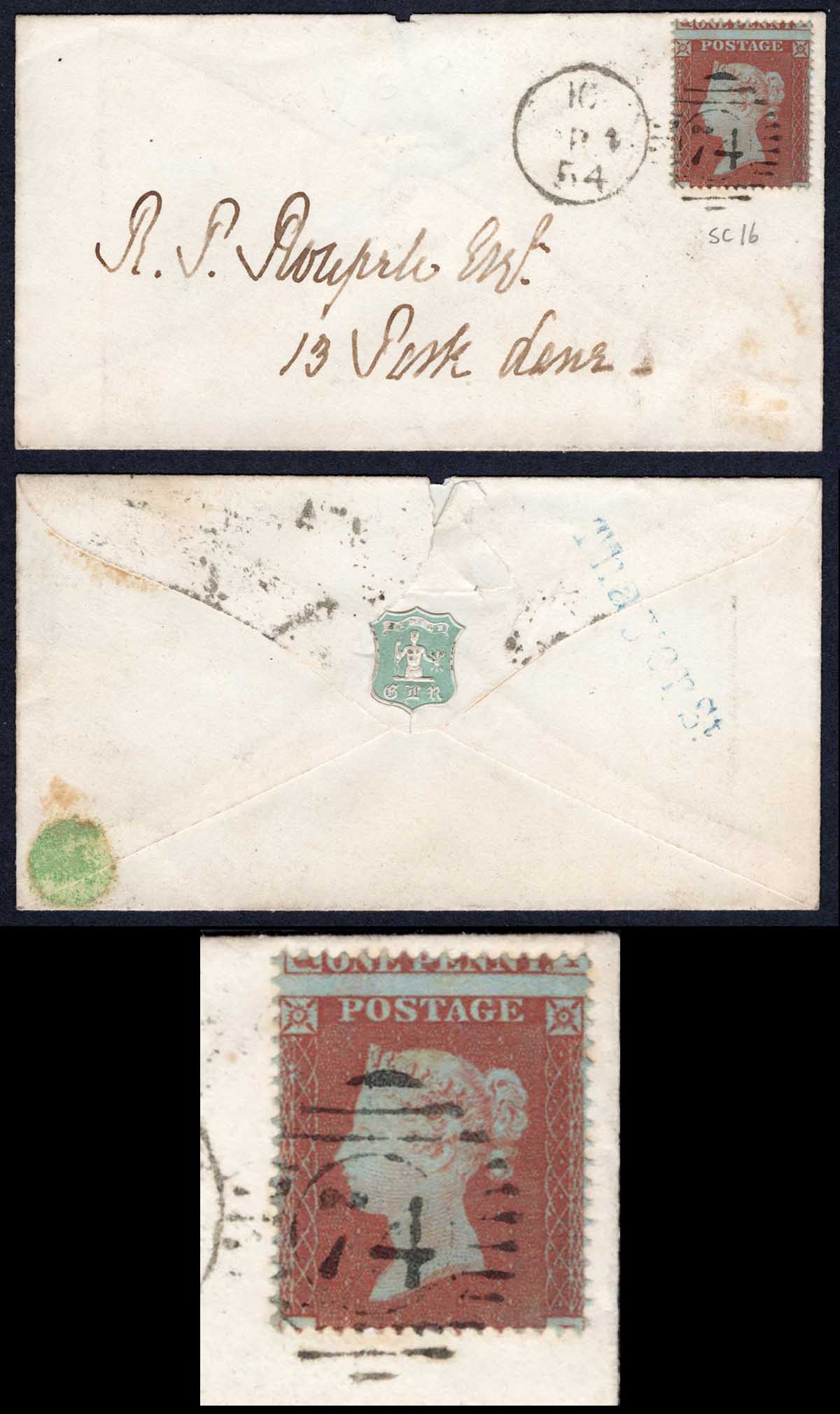 Penny Star (RI) SC 16 Die 1 on cover