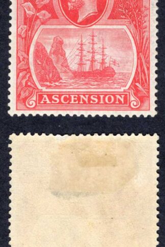 Ascension SG12 1 1/2d Rose-red Badge of Helena M/M Cat 12 pounds