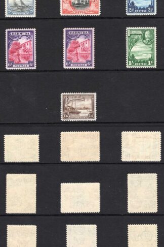 Bermuda SG98/106 1936 Set inc 6d shade U/M Cat 47++ pounds