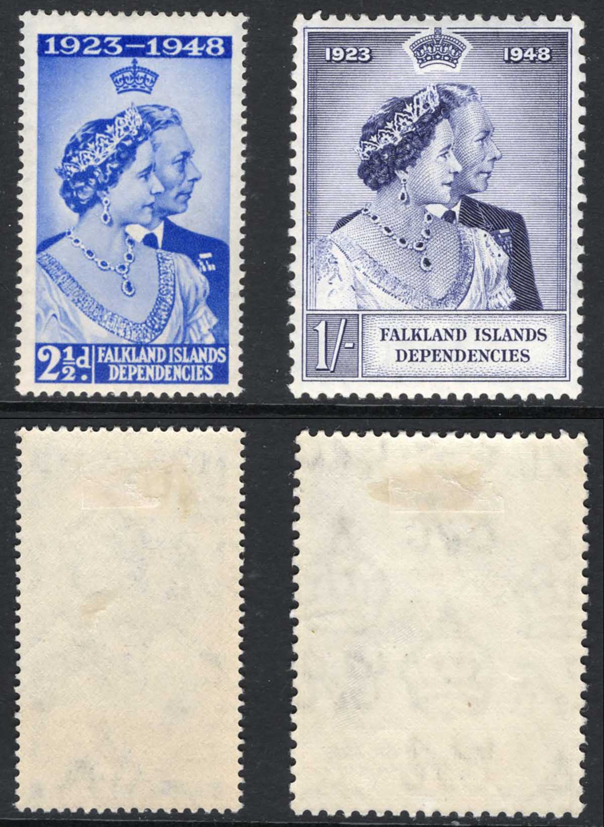 Falkland Dep SGG19/20 Silver Wedding set M/M Cat 8 pounds
